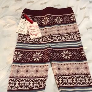 “Pink Rose” holiday pj pants